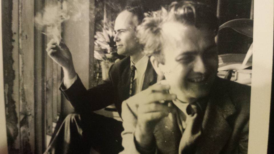 Robert Duncan at Sutro Baths, San Francisco 1950.